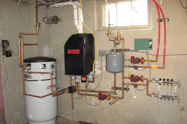 Boiler heating system